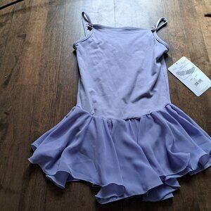Mondor lilac ballet dance dress skirt tutu chiffon skirt child large NWT